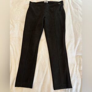Calvin Klein Sueded Fabric Black Dress Pants